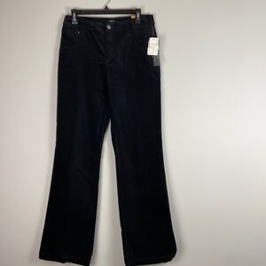 NWT tribal classic boot cut black cotton jeans